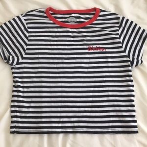 Dickies Striped Crop Top
